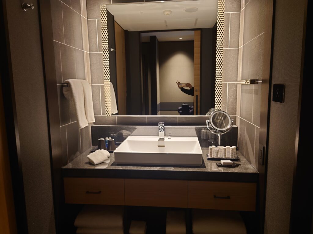 ポルトムインターナショナル北海道の部屋の洗面台