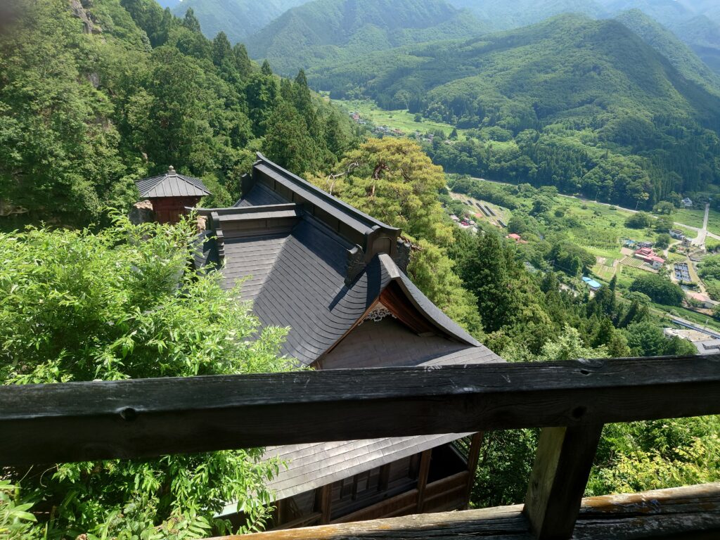 山寺「五大堂」からの眺め