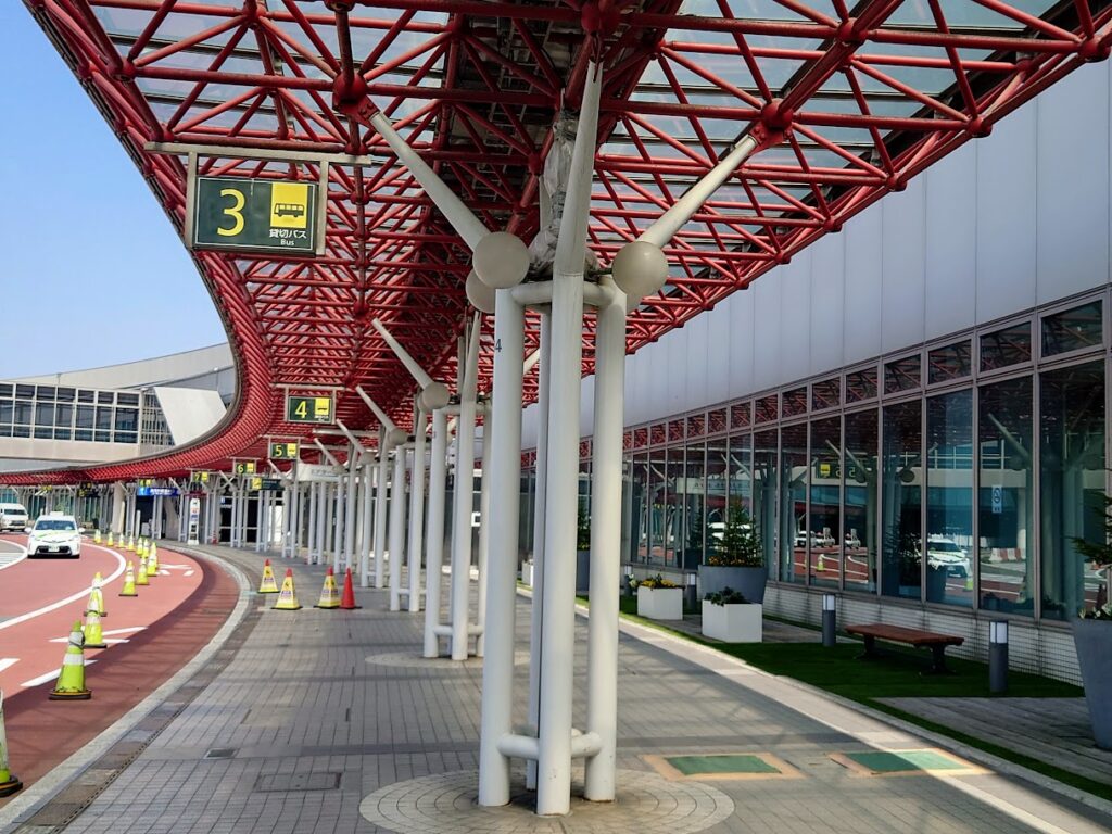 新千歳空港バスターミナルの様子